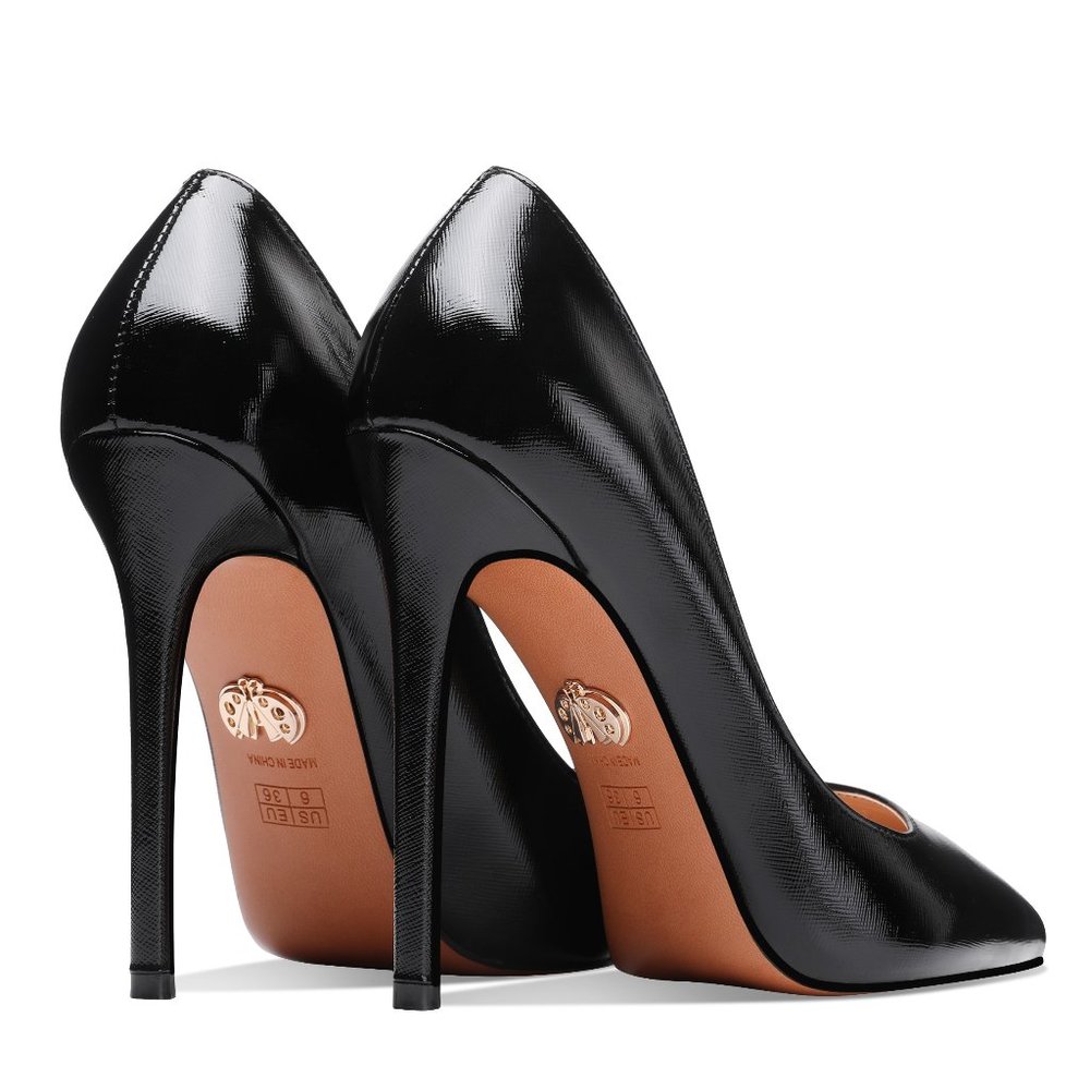 Petit Cadeau Leona - Classic and Sexy Slip on Pumps with 5" High Heels. NEW! - Picture 4 of 8